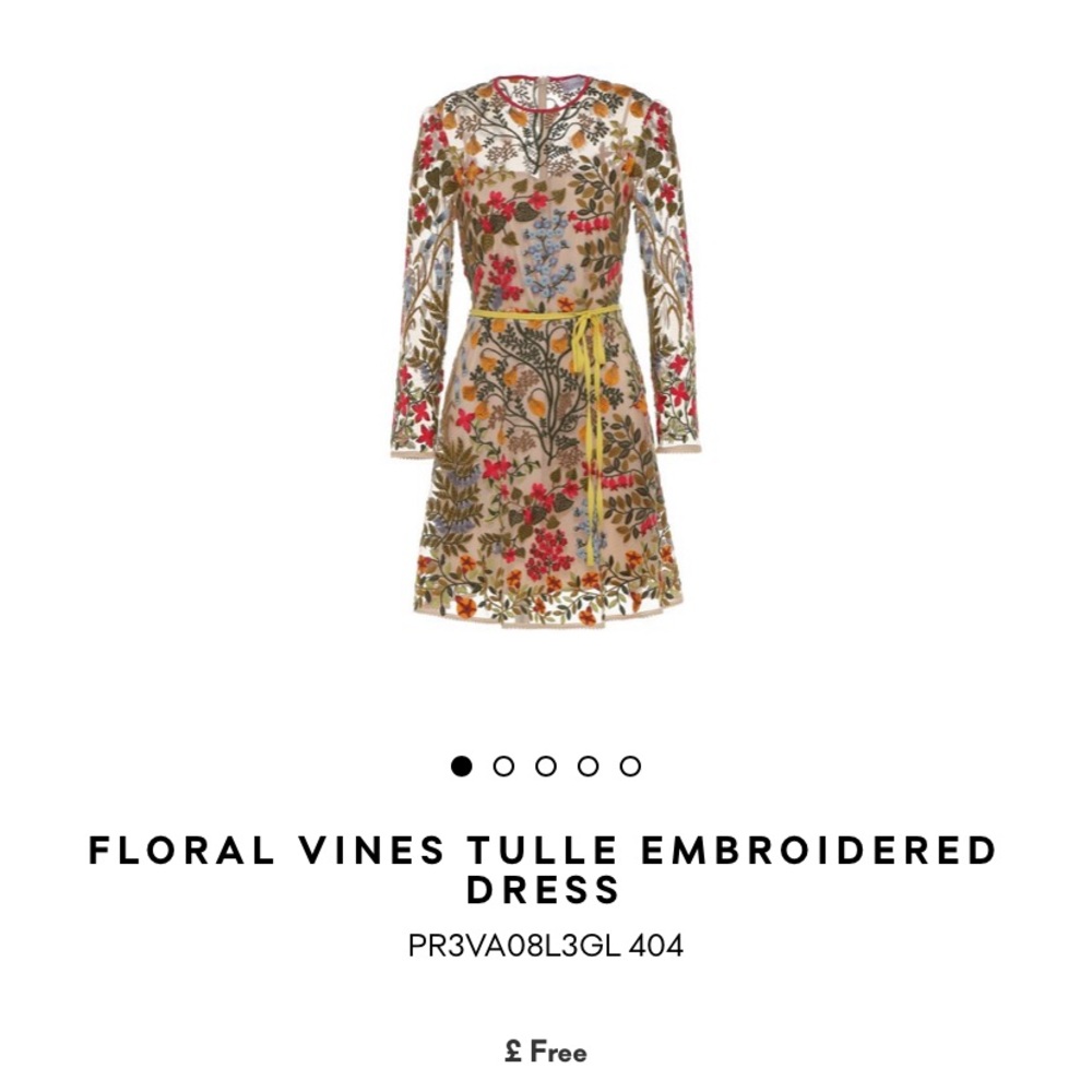 NWT Red Valentino Floral Dress